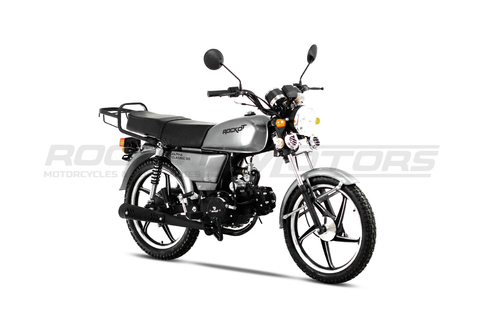 Мопед ROCKOT ALPHA CLASSIC (серый металлик)