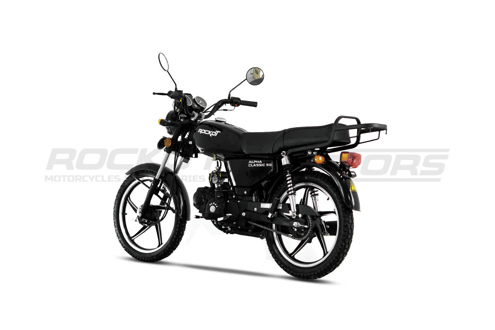 Мопед ROCKOT ALPHA CLASSIC (черный глянцевый)