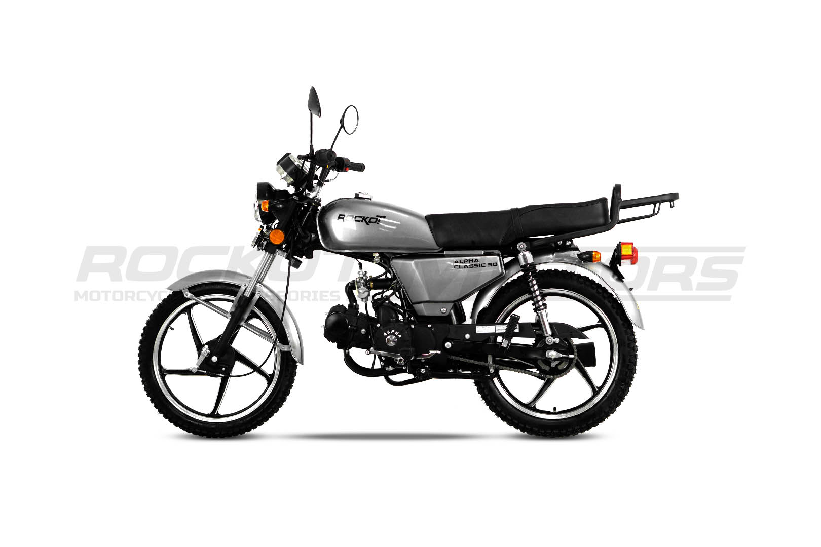 Мопед ROCKOT ALPHA CLASSIC (серый металлик)